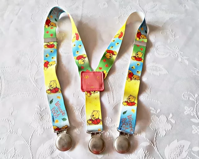 Vintage  Authentic Disney Winnie The Pooh Boys Suspenders