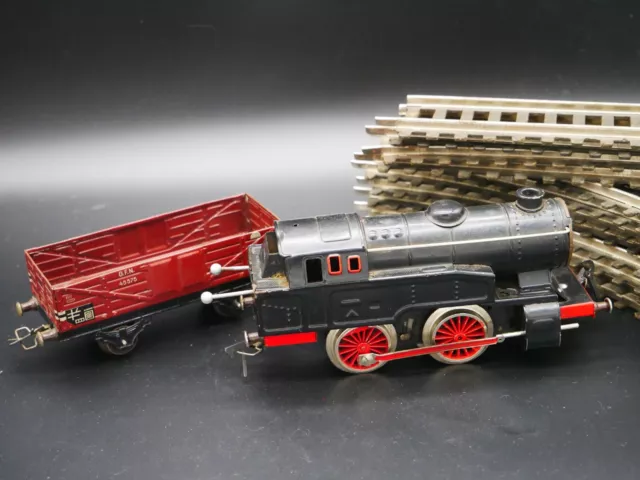 Fleischmann Gfn Locomotive Watch Spring Engine Br 99221 45575 Freight Wagon