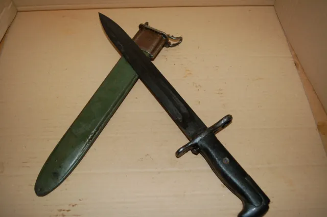 Dutch made WWII US style  M1 GARAND BAYONET with SCABBARD