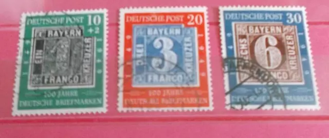 BRD  1949 Mi Nr. 113/115 gestempelt