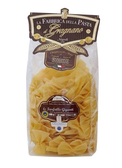 La Fabbrica Della Pasta Di Gragnano Le Farfalle Giganti 500 Gr