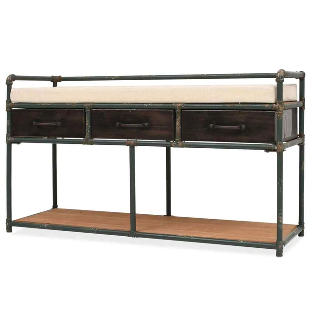 Vidaxl Cassapanca con Cuscino 107,5x34,5x59 cm