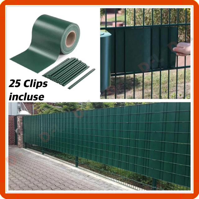 Frangivista Per Recinzione In PVC - Strisce Privacy 19cm X 35m, UV Resistente Per Balcone E Giardino - Foto 2