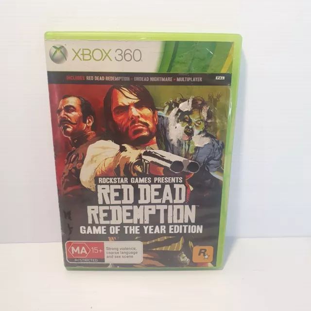 NEW Red Dead Redemption Game of the Year Edition (Microsoft Xbox 360 One,  2011)