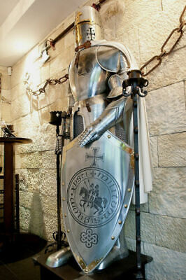 Combat Médiévale Knight Wearable Suit De Armor Crusader Combat Complète Corps Armure 