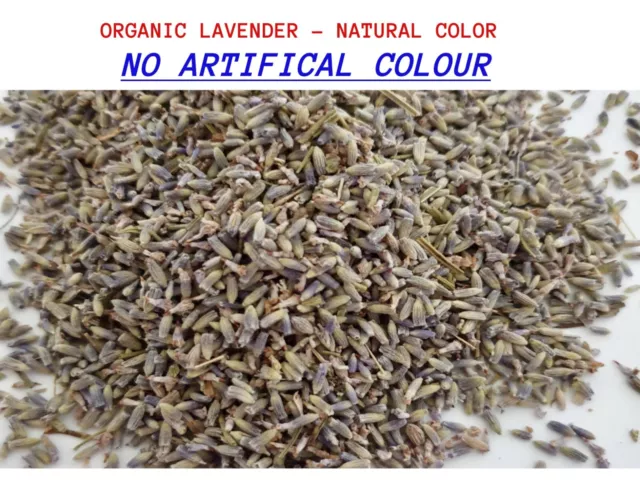 ORGANIC Dried Lavender Flowers Natural Lavender  FREE POST - NO Artificial color