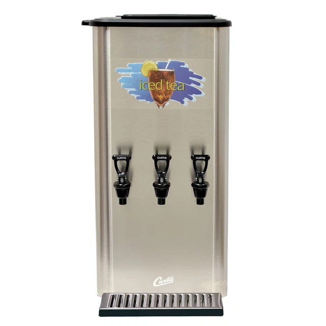 Wilbur Curtis Oval Triple Faucet Iced Tea Dispenser