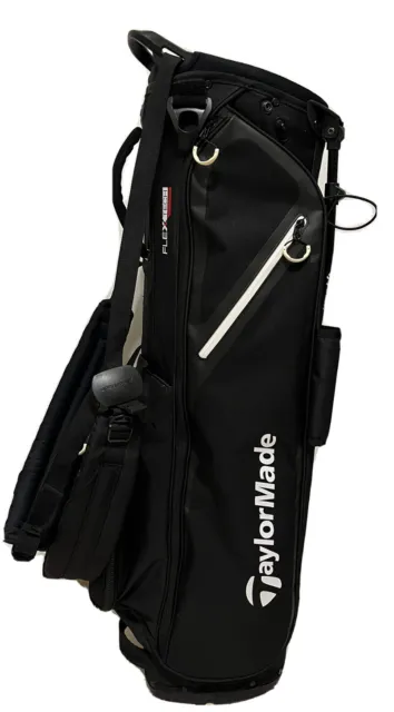 New TaylorMade Golf Flextech Lite 4 Way, 7 Pockets, Black Golf Stand Bag