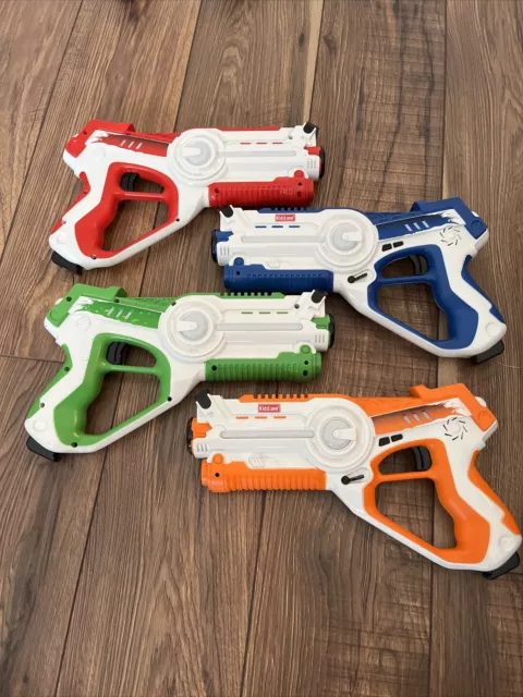 Kidzlane Laser Tag Game Mega Pack - Set of 4 Laser Guns