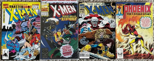 Uncanny X-Men Lot #16 Marvel comics series Annuals from the 1980s