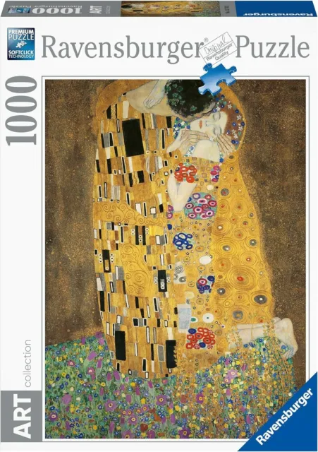 Puzzle 1000 Pezzi Il Bacio di Klimt Ravensburger 15743