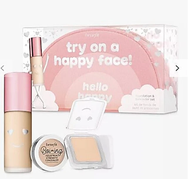 Benefit - Try On A Happy Face (paralume fondotinta 4, paralume correttore 2 - 3 pz)