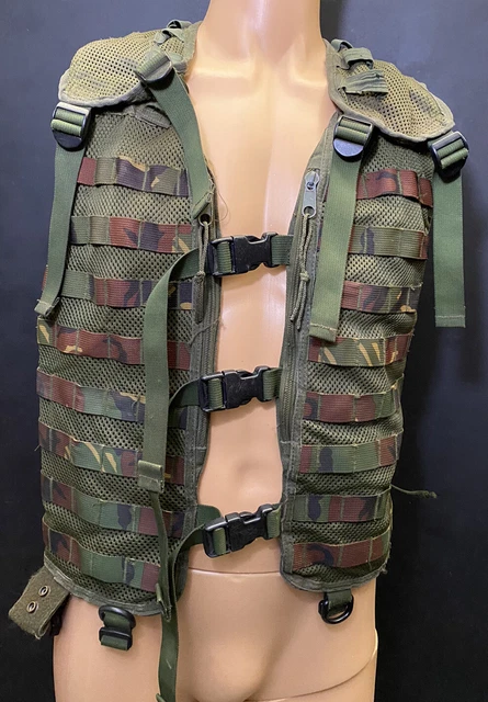 Genuine Dutch Military tactical vest set 7pcs modular molle pouches DMP woodland