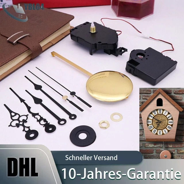 Fdit DIY Quarz Wanduhren Bewegung Pendelmechanismus Glocke Hände Reparatur Teile Hängen Schaukel Hause Büro Ersatz Kit