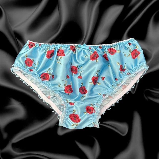 Men's Satin Silk Ruffled Frilly Sissy Panties  Produktbild-Vorschau 7
