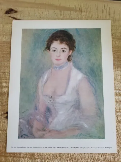 Madame Henriot By Renoir.14" X 11" Art Print*Ep5