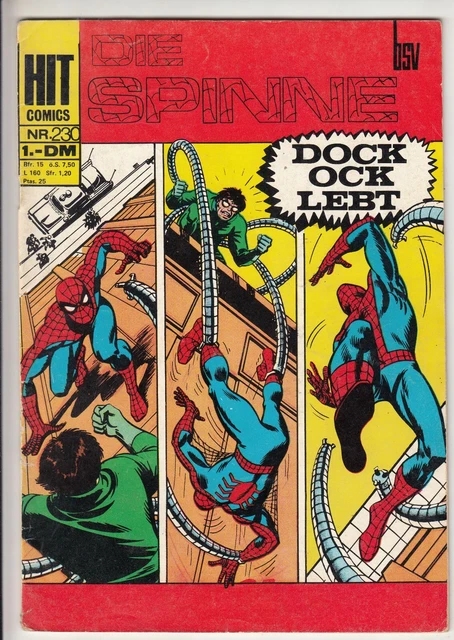 Hit Comics DIE SPINNE Nr. 230 (2) guter ZUSTAND bsv spider-man