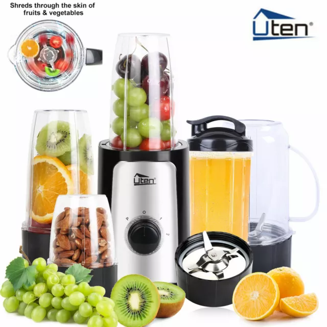 7 in 1 Food Blender Food Processor Smoothie Maker Fruit Juicer Coffee Grinder UK