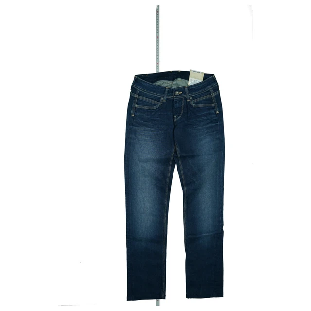 Bermuda Pepe Jeans Femme Venus Bleu Taille 25 - Style Corsaire Long, Neuf Avec étiquettes