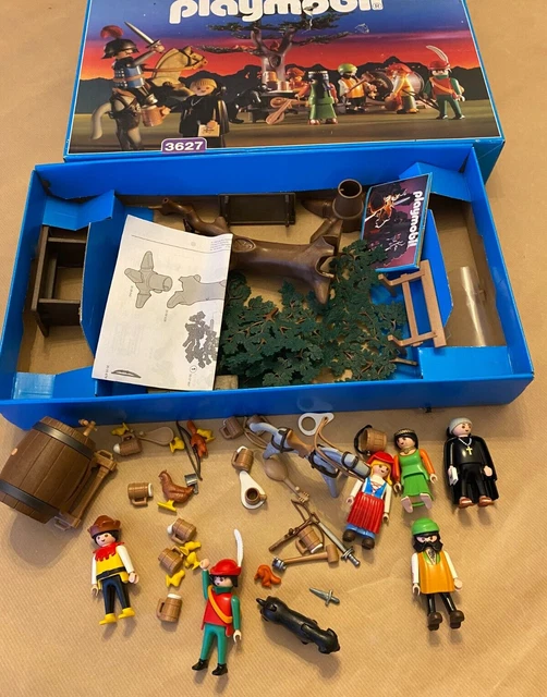 4 Chopes De Bière PLAYMOBIL Médiéval - Accessoires Pour Taverne, Festin, Château (thème Médiéval), Occasion