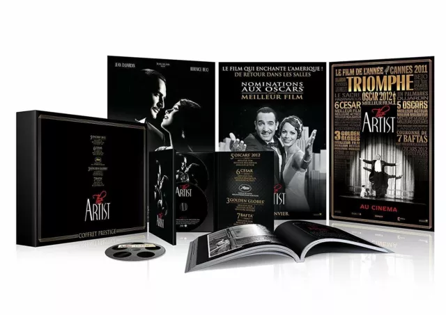 Coffret Bluray Disc + DVD The Artist Édition Collector Prestige Neuf