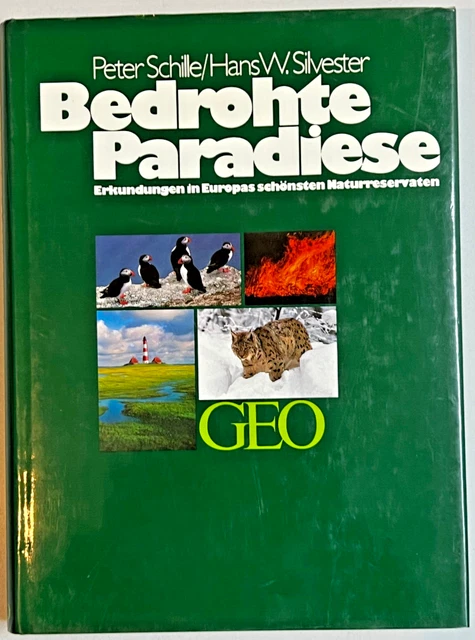 &amp;BEDROHTE PARADIESE&amp;, GEO-BILDBAND, Schille/Silvester, 1987, 1,7 kg ...