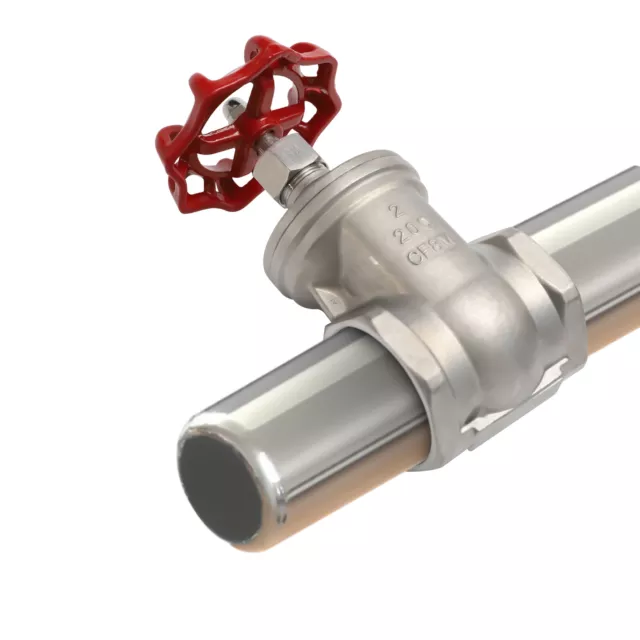 2" Industrial NPT Female Threads Manual Stainless Steel Gate Valve 1.6MPa New
