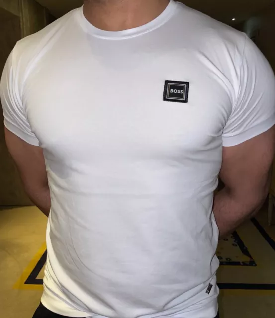 Hugo Boss White T-Shirt M L XL 2XL 3XL