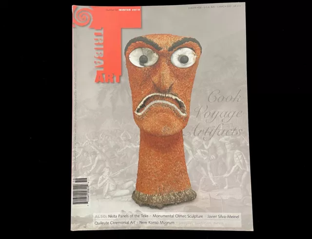 Tribal Art Magazine #58 Winter 2010  Captain Cook Voyage Artifacts  Olmec Sculpt