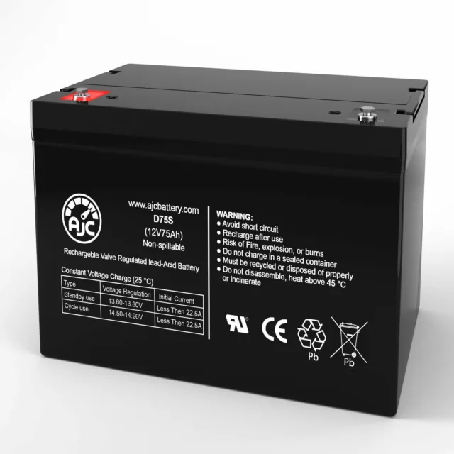 Best Power Ferrups FE1.4KVA 12V 75Ah UPS Replacement Battery
