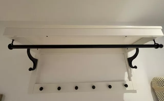 IKEA HEMNES COAT hanger hat rack black brown 10.75 PicClick UK
