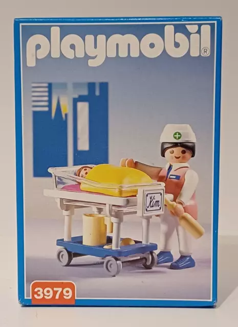 Playmobil Sammlung Set 3979 Kinderkrankenschwester mit Baby Krankenhaus NEU OVP