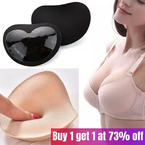 Silicone Gel Bra Insert Pads Breast Bust Enhancer Push Up Bikini