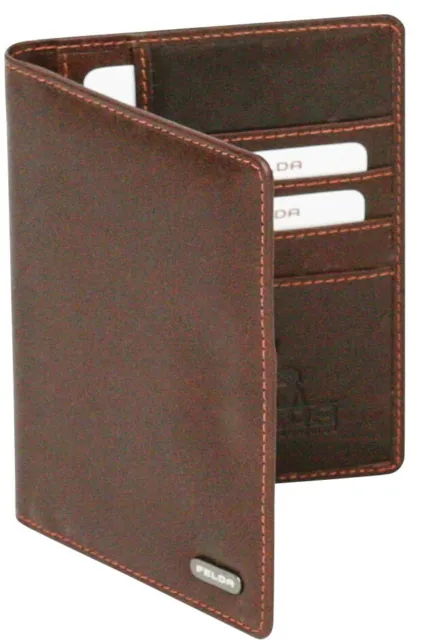 Felda Rfid Blocking Leather Passport Cover Holder Travel Wallet With Credit Card