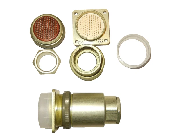 Connecteur Circulaire Militaire 50 Broches - Mâle Et Femelle - Pour Câblage Robuste