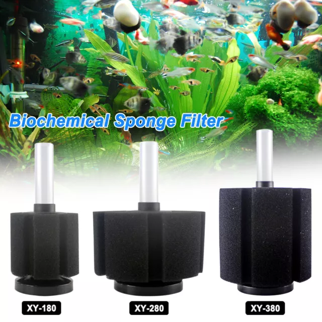 Bio Sponge Filter Breeding Fry Betta Shrimp Nano Fish Tank Aquarium Up to 60 Gal