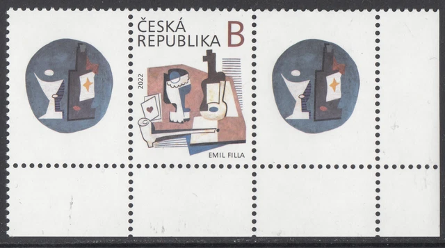 Tschechische Republik 2022   Mi. 1153 Zf  postfrisch / ** / MNH