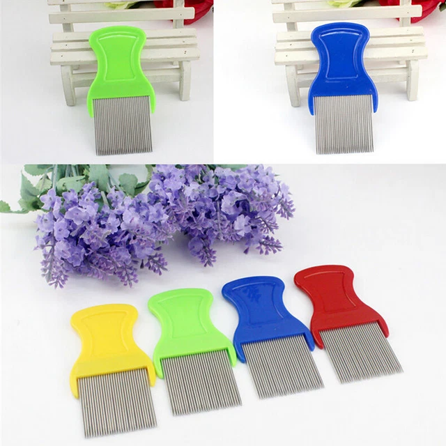 Anoplura Flea Comb Cootie Stainless Steel Lice  Comb for Children Flea CoJO