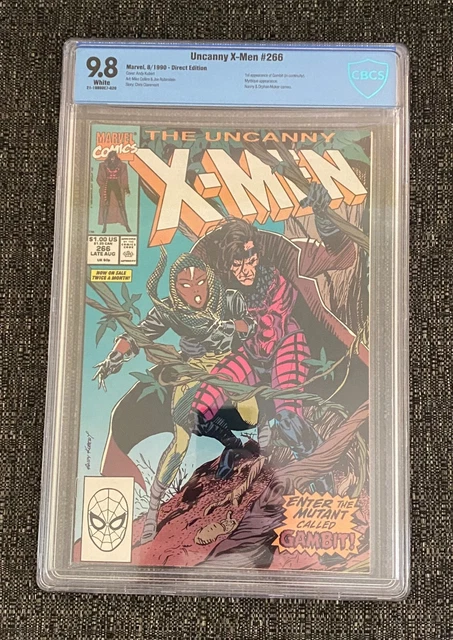 Uncanny X-Men #266 CBCS 9.8 1st appearance Gambit 1990 Marvel Comics (Not CGC)