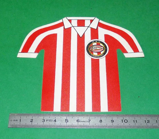 Rare Autocollant Sticker Maillot Football 1984 Psv Eindhoven Nederland Panini