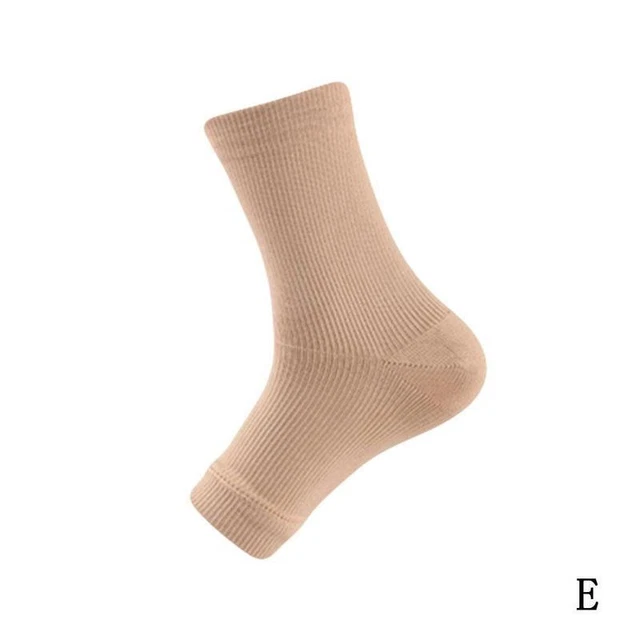 Skin Color L Dr-Sock Soother Magnetic Anti Fatigue Compression Foot Sleeve Br O3