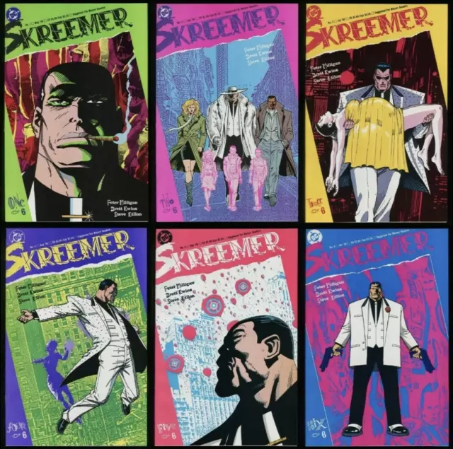 Skreemer #1-6 Complete Set (1989) F/Vf Dc