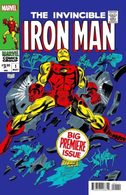 Iron Man 1 Facsimile 2023 Edition Nm Reprint Marvel Comics