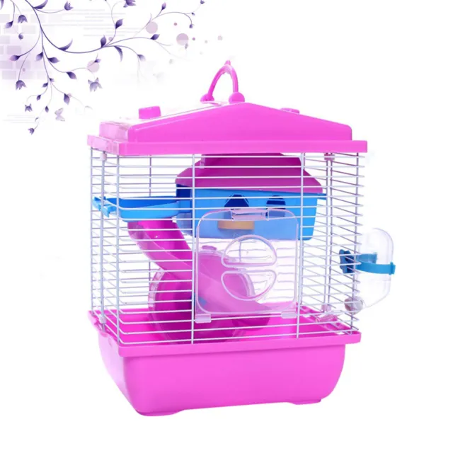 Villa-Käfig für kleine Haustiere Acryl-Hamsterkäfig Rennmaus-Haustierkäfig