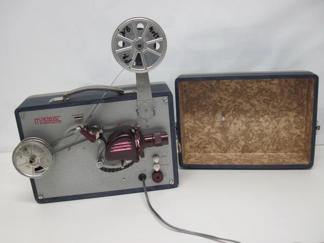 Projecteur De Films Fixes EMEL Miami – 110V, 8mm, Fonctionnel, Très Bon état