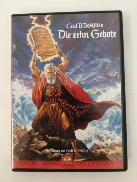 Die Zehn Gebote - Cecil B.DeMille - DVD - Zustand sehr gut | K465-23