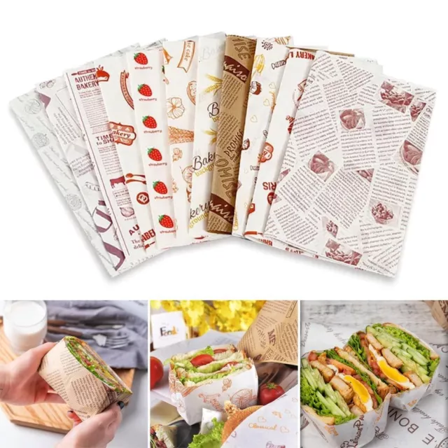 Style Wax Paper Wax Paper Wrapping Paper Oil-proof Baking Paper Food Packaging