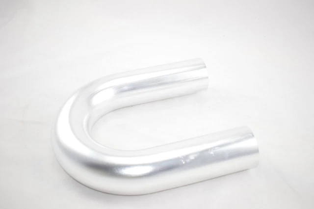 Tube Aluminium 180° longueur 528 mm diamètre  60 mm ep. 2mm, VENDEUR FRANCAIS