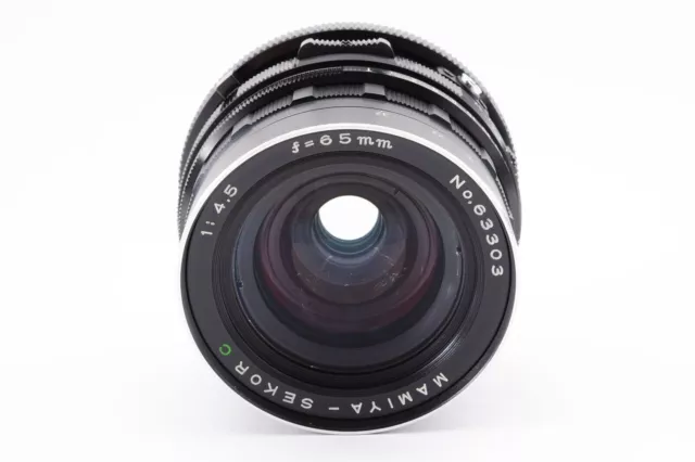 🌟 Exc+5 🌟 Objectif grand angle Mamiya Sekor C 65 mm F/4.5 pour RB67 Pro S... 3