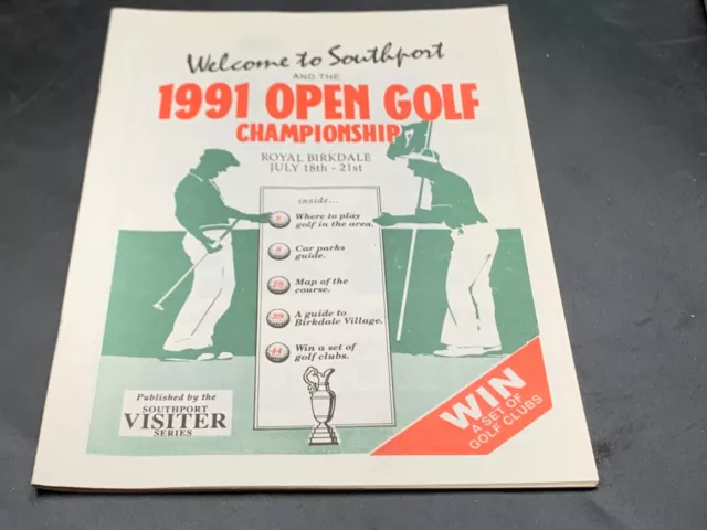 Vintage Southport 1991 Open Gold Championship Royal Birkdale July 18Th - 21St